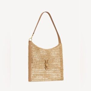 Yves Saint Laurent Gold and Tan Tote Bag